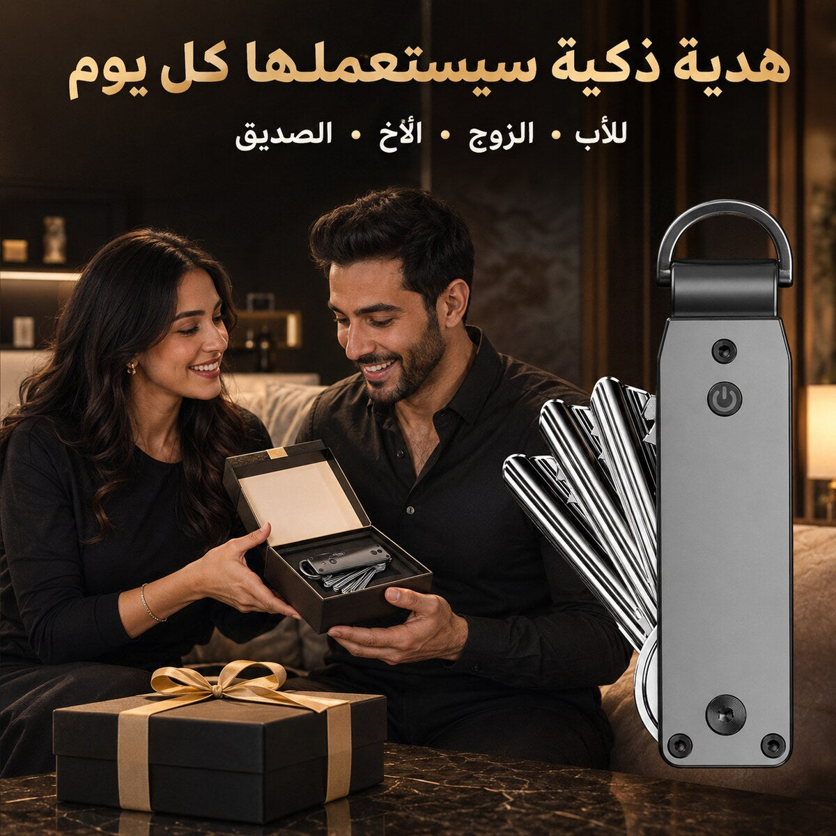 🔑 KeyFold Pro™ – منظّم المفاتيح الذكي المتوافق مع Apple Find My