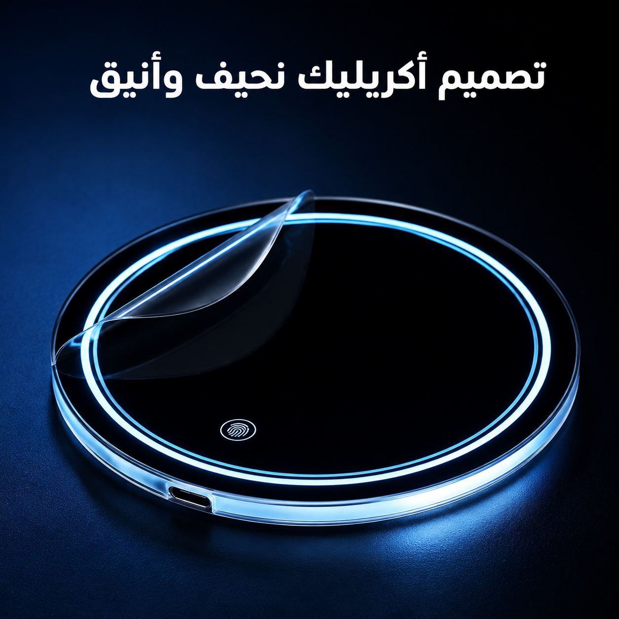 GlowCup 7™ – إضاءة LED ذكية لحامل أكواب السيارة بـ7 ألوان